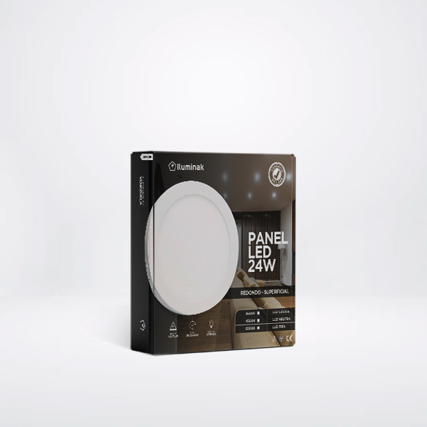 Panel Empotrable Glow Redondo Brillo Intenso de 24W