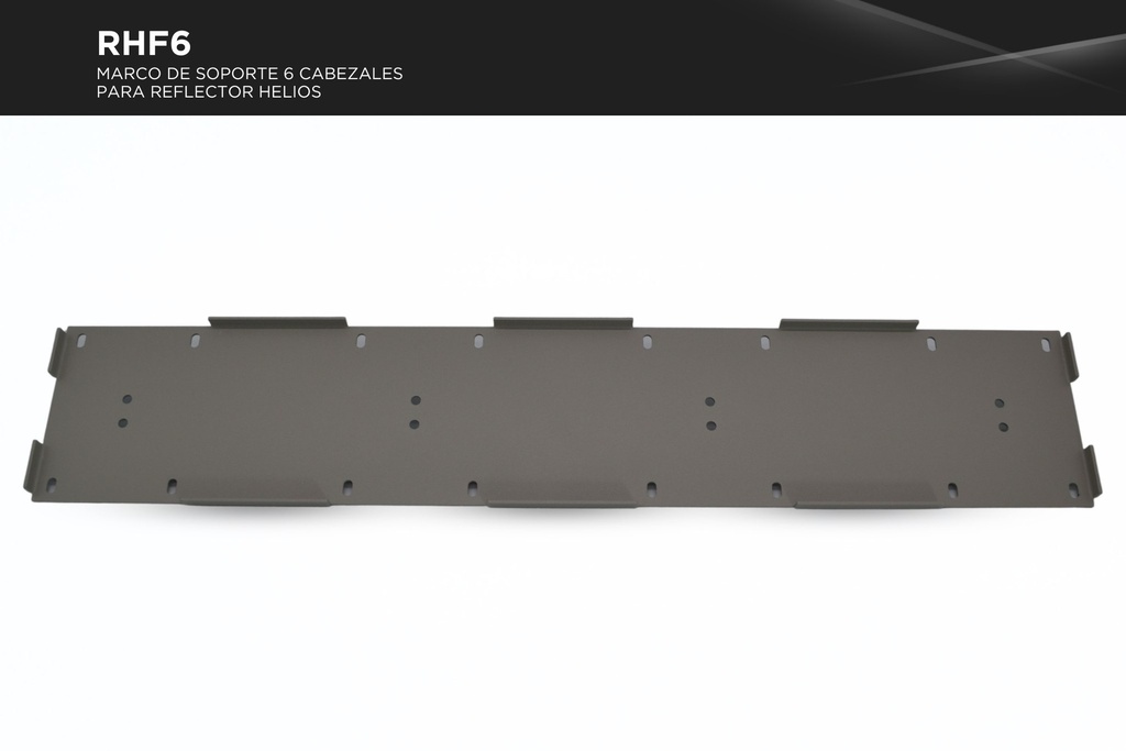 Marco de soporte 6 cabezales para Reflectores Helios
