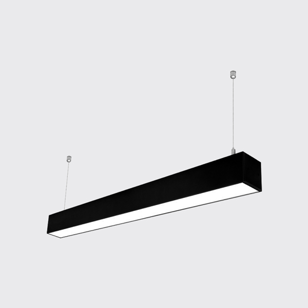 Lámpara Decorativa Rectangular 36W Multivoltaje Negro