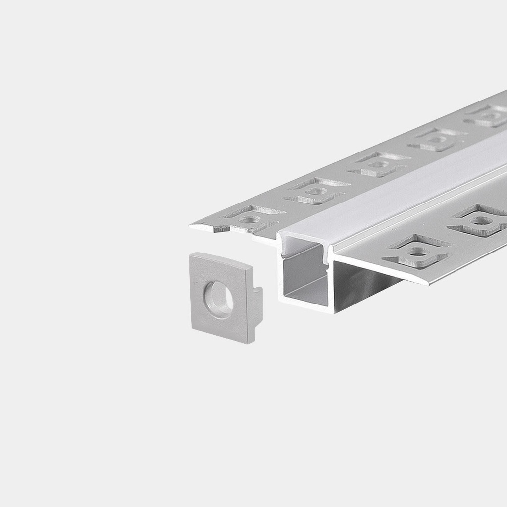 Perfil de 3M 53x13 mm Empotrable de Aluminio