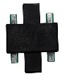 Slim Track Conector Recto negro