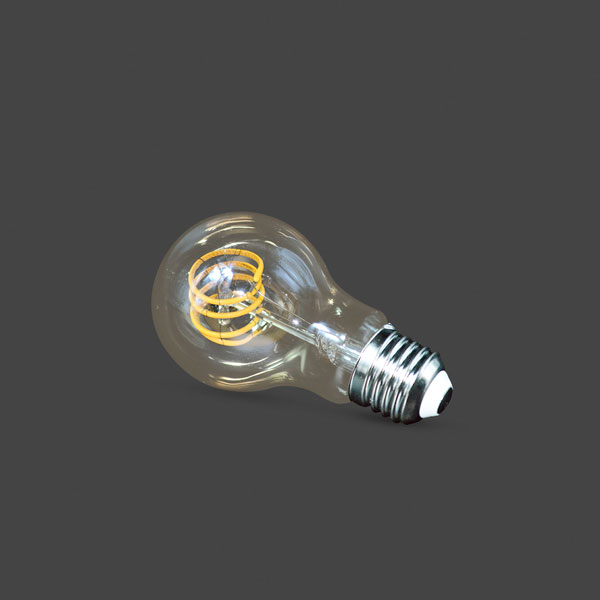 Bombillo Vintage LED de Filamento Spiral 4W 2700K