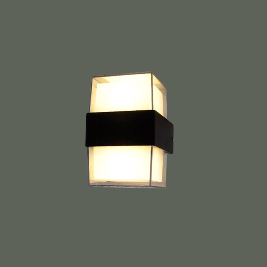 Aplique Transparent Square 10W Luzak