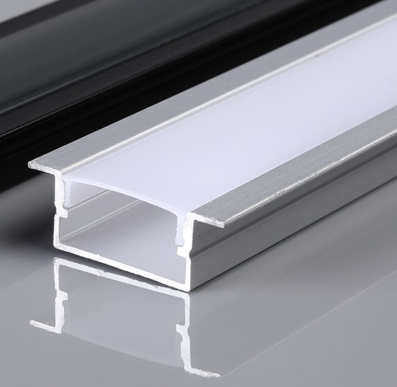 Perfil 26x10mm Empotrable de Aluminio 2M