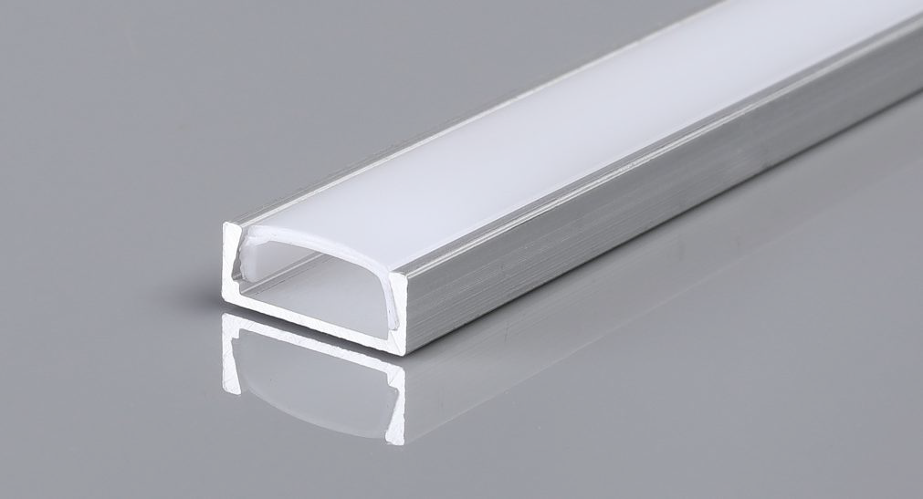 Perfil de 2M 16x6mm Superficial de Aluminio