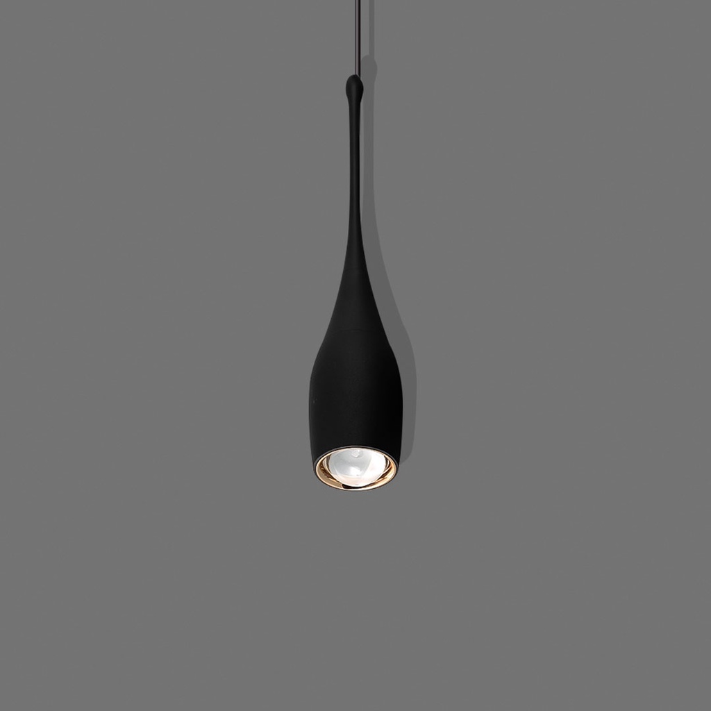 Lámpara Sanni Negro 7W 3CCT