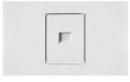 Toma Corriente LAN ADORA Blanco Silver