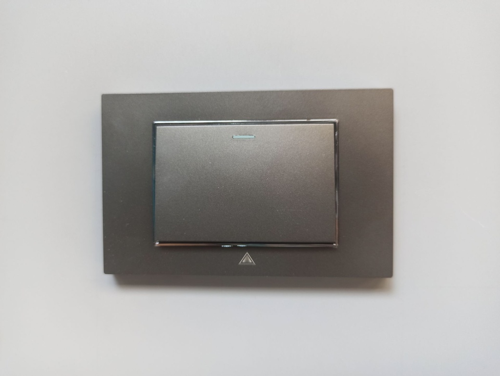 Toma Interruptor ADORA Gris Silver