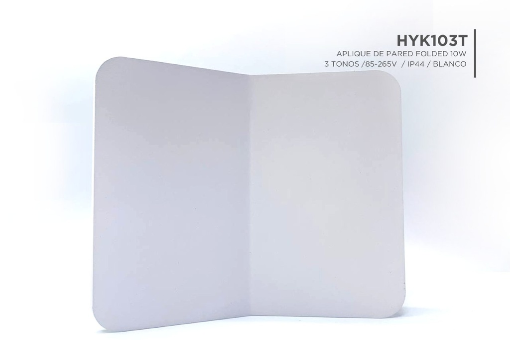 Aplique de Pared 10W Folded 3 TONOS