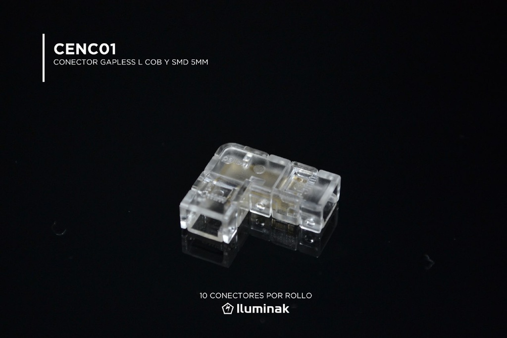 CONECTOR GAPLESS L COB y SMD 5MM