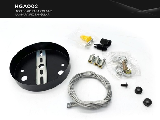 [HGA002] Accesorio para Colgar Lámpara Rectangular
