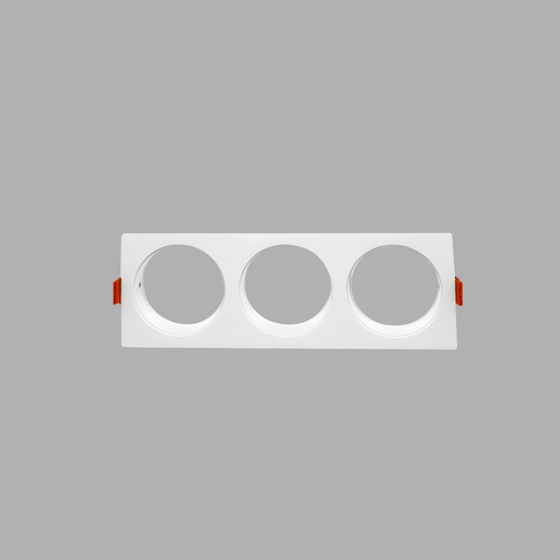 [CH2407BK] Accesorio Triple para Empotrar Foco LED CH2407 (Negro)