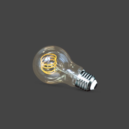 [SA60M] Bombillo Vintage LED de Filamento Spiral 4W 2700K