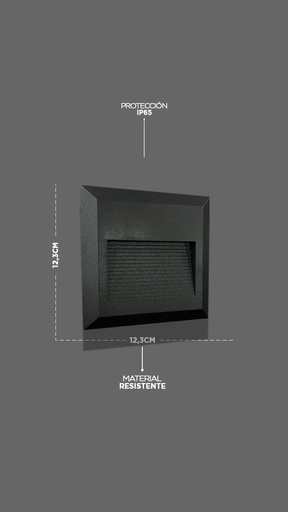 [LBD18122XBK] Aplique 2W 3500K Outdoor