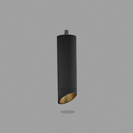 [TS187200BG] Lámpara Colgante GU10 (Negro y Dorado)