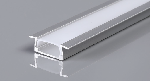 [FX2522] Perfil 25x7mm Empotrable de Aluminio 2M