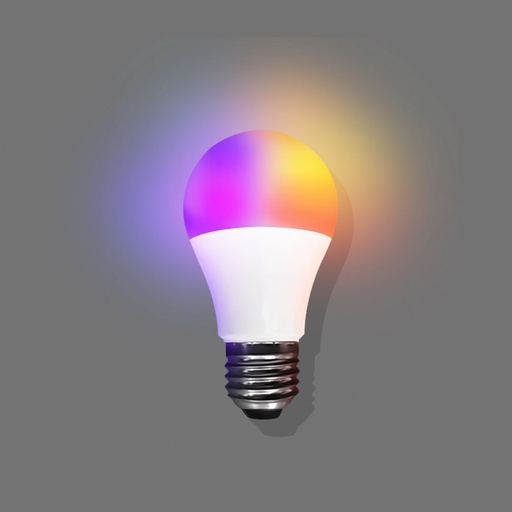 [ZX9W] Bombillo inteligente Colorsfull TUYA-WIFI 9W RGB+CW