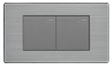 [DGTTJ8K02G] Toma Interruptor Doble DELUXE gris