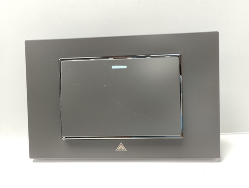 [ANTTJS101B] Toma Interruptor ADORA Negro Silver