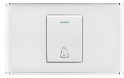 [LBTMJS4BS] Toma Interruptor de Timbre LUXE blanco