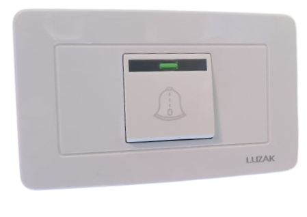 [EBTMJ8ZBS] Toma Interruptor de Timbre ECOZ blanco