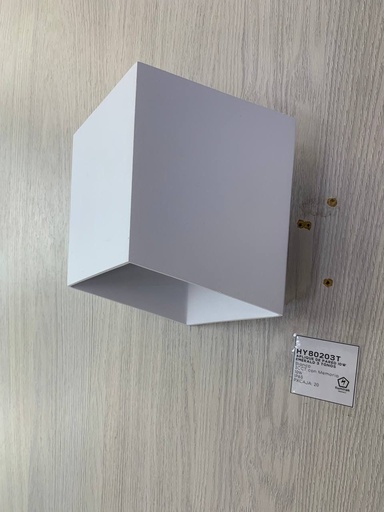 [HY80203T] Aplique de Pared 10W Emerald 3 TONOS Blanco