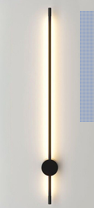[HY6040BK3T] Aplique de Pared Linetime 20W 3CCT Negro