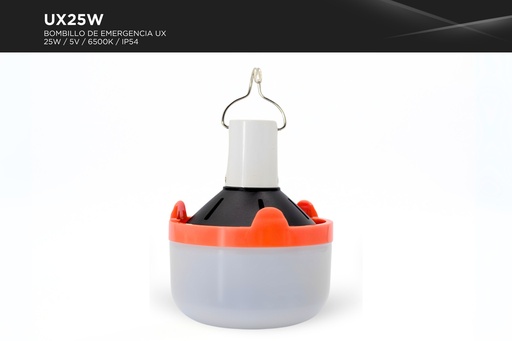 [UX25W] Bombillo de emergencia UX 25W