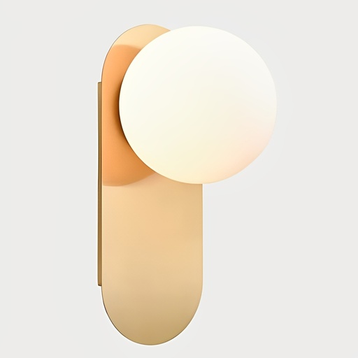 [HYG9GD] Aplique de pared SKATE G9 Dorado