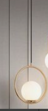 [HYE27B] Lámpara CHAIR BALL E27 Dorado