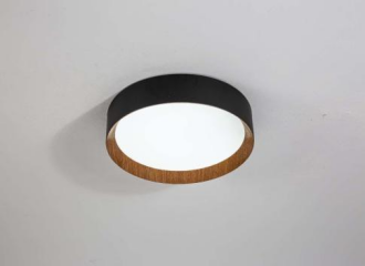 [OTCP02] Lámpara Circular Black Wood 26W