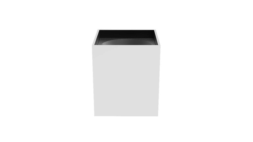 [XCM20] Spotlight Matte Superficial Cuadrado 10W 3500K Blanco + Negro 36°