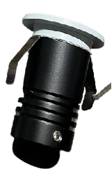 [XCS34] Spotlight Star Empotrable 2W Blanco + Negro