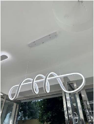 [JN0811] Lámpara de Techo Curl Blanco