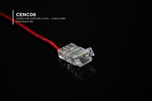 [CENC06] CONECTOR GAPLESS CINTA-CABLE 8MM