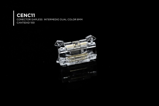 [CENC11] CONECTOR GAPLESS INTERMEDIO DUAL COLOR 8MM