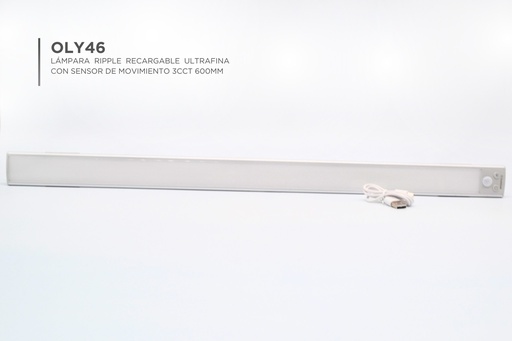 [OLY46] Lámpara Recargable Ultrafina con Sensor de Movimiento 3CCT 600mm